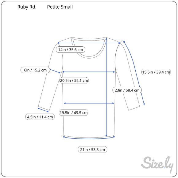 Ruby Rd Womens Marled Knit Coral Top Petite Small NWT $59 - Picture 2 of 4